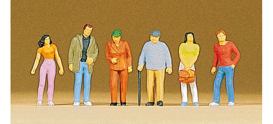 Preiser 10117 HO Scale Standing Passers-By Figure Set