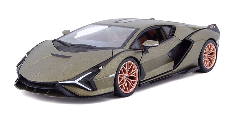 Bburago 21099MGR 1/24 Lamborghini Sián FKP 37 Green Diecast Supercar