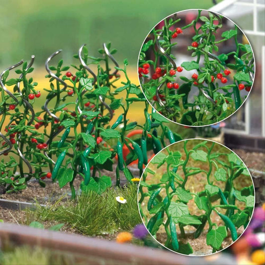 Busch 1214 HO Scale Cucumber & Tomato Plants Kit