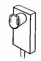 Cal Scale 394 HO Scale MU Stands pkg(2) -- With Battery Connectors