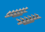 Eduard 672410 1/72 Spitfire Mk.V Six-stacks Exhaust Fishtail PRINT