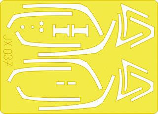 Eduard JX037 1/32 F-16 CJ Fighting Falcon Masking Sheet Canopy Mask