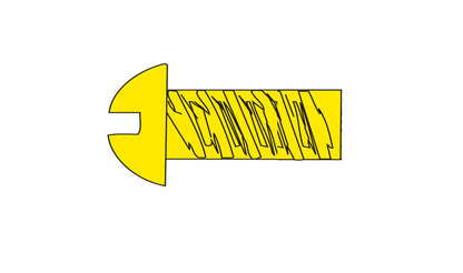 Woodland Scenics H810 All Scale Round Head Screw 1-72 1/4 - 5 per pkg