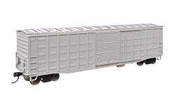 Walthers Mainline 910-46700 HO 50' Waffle Side Boxcar Kit Undec