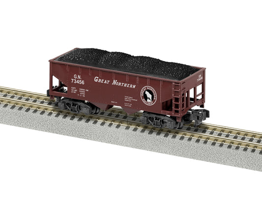 Lionel 44097 S Gauge Great Northern #73456 2-Bay Hopper