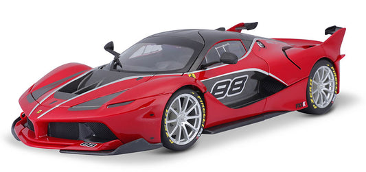 Bburago 16907R 1/18 Ferrari FXX-K #88 Red Diecast Racing Car
