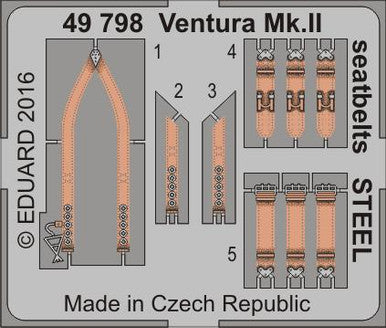 Eduard 49798 1/48 Seatbelts Ventura Mk. II Steel for RMG (Pre-Painted)