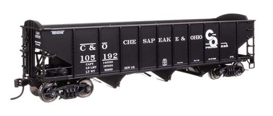 Walthers Mainline 910-56739 HO Scale 70-Ton AAR Hopper RTR C&O #105192