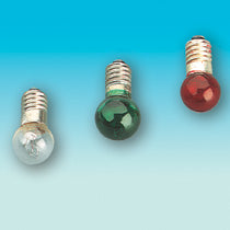 Brawa 3318 All Scale Thread Spherical Bulbs -- 14V, Clear, 50mA, 8mm