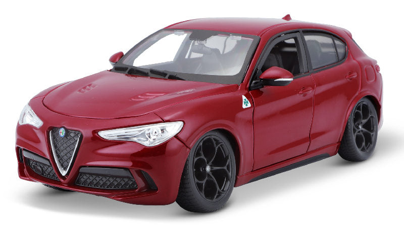 Bburago 21086MR 1/24 Alfa Romeo Stelvio Red Diecast SUV Model