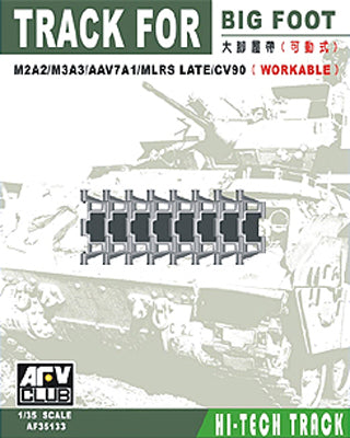 AFV Club 35133 1/35 Big Foot Workable Track Links for M2A2, M3A3, AAV7A1, MLRS L