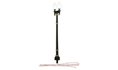 Woodland Scenics JP5914 N Scale Wooden Pole & Double Lamp Post Value
