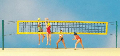 Preiser 10528 HO Scale Recreation & Sports Beach Volleyball Players