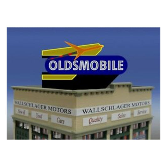 Miller Engineering 882801 O/HO Scale Oldsmobile Rocket Billboard