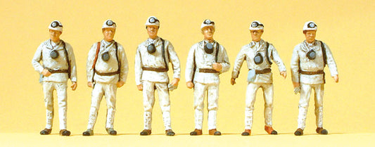 Preiser 10555 HO Scale Miners with Masks Figure Set