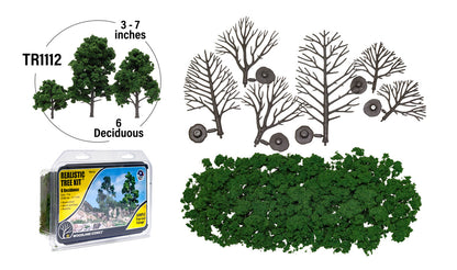 Woodland Scenics TR1112 All Scale Medium Green - 6/pkg