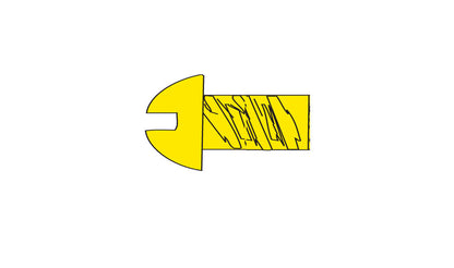 Woodland Scenics H805 All Scale Round Head Screw 0-80 1/8 - 5 per pkg