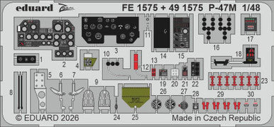 Eduard FE1575 1/48 Zoom Set P-47M for MINIART Zoom Photo Etch Set