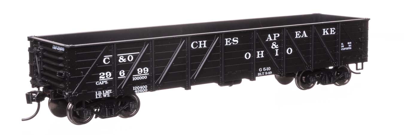 Walthers Mainline 56107 HO Scale 40' 50-Ton Drop Bottom Gondola - Ready to Run -