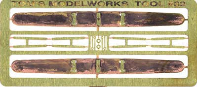 Toms Modelworks 214 1/48 WWI Russian Skis for Nieuport/Morane-Saulnier Aircraft