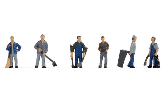 Noch 36116 N Scale Groundskeepers / Caretakers Set, 6