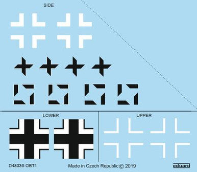 Eduard D48036 1/48 Fw 190A-8/R2 National Insignia for EDUARD
