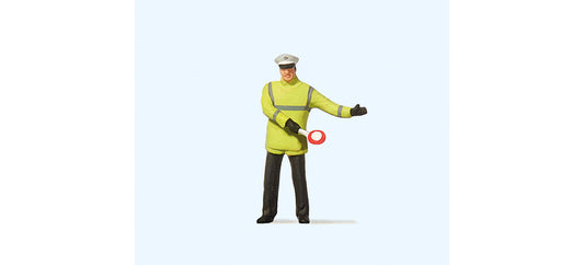 Preiser 28033 HO Scale Toll Collector Figure
