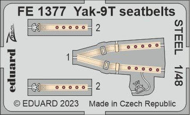 Eduard FE1377 1/48 Yak-9T Seatbelts STEEL