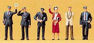 Preiser 10237 HO Scale Railroad Personnel 1989 Train Personnel