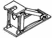 Details West TH-1008 HO Scale Hitches -- ACF Model 6-2 Cushioned Fixed