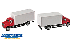 Walthers SceneMaster 949-11291 HO Intl 4900 Single-Axle Box Van Red