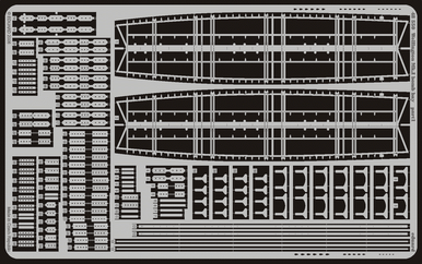 Eduard 48550 1/48 Photo Etch Wellington Bomb Bay for TRUMPETER