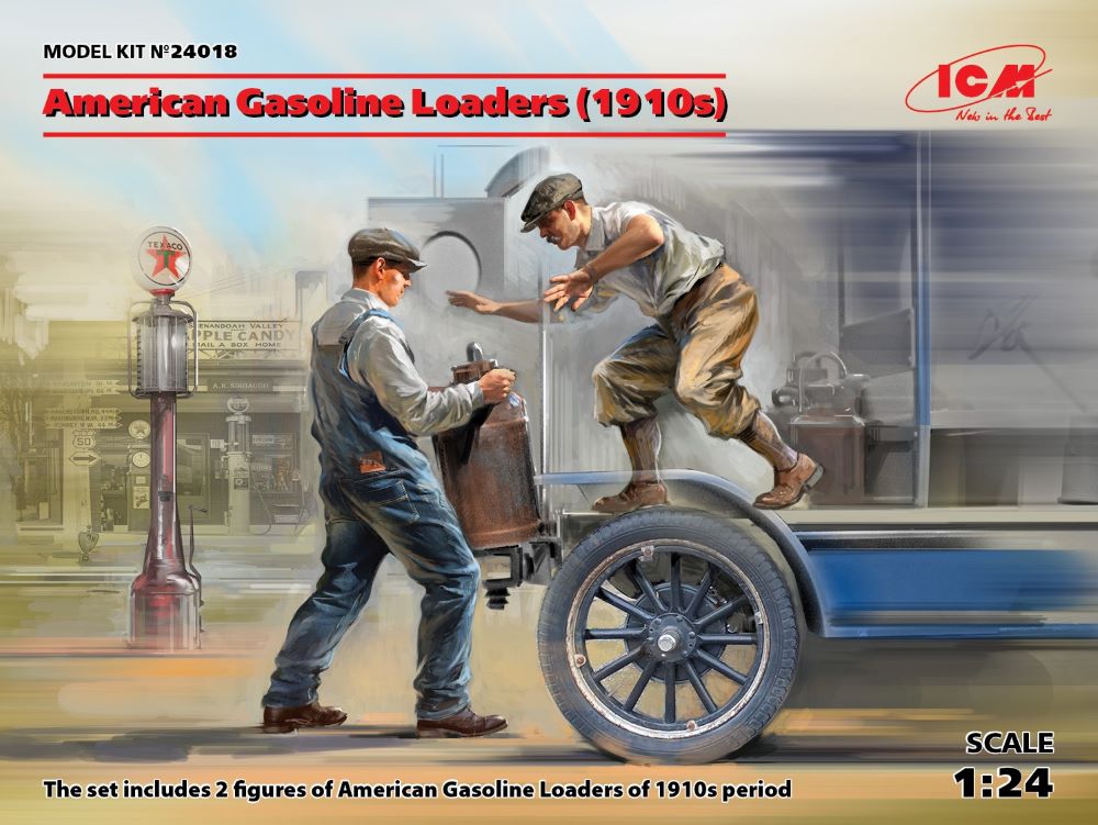 ICM Models 24018 1/24 American Gasoline Loaders 1910's (2)