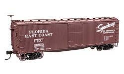 Walthers Mainline 910-40180 HO 40' Wood Boxcar FEC #20620
