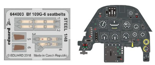 Eduard 644003 1/48 Aircraft- Bf109G6 LooK for EDU (Photo-Etch & Resin)