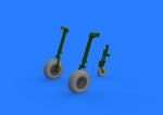 Eduard 632116 1/32 P-51D Wheels for Revell (Mask & Resin)