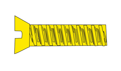 Woodland Scenics H856 All Scale Flat Head Screws 2-56 1/2 - 5 per pkg
