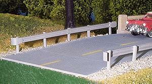 Pikestuff 13 HO Scale Highway Guardrail pkg(6) -- 21-1/8" 53.7cm