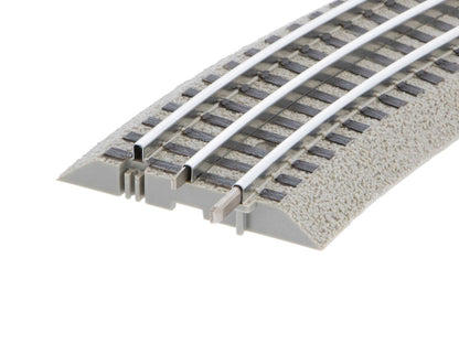 Lionel 6-12033 O Gauge FasTrack O36 Curved Track 4-Pack