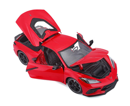 Maisto 31447R 1/18 2020 Chevrolet Corvette Stingray Coupe, Red