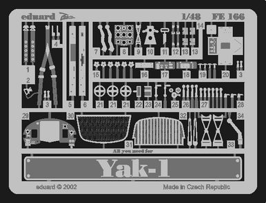 Eduard FE166 1/48 YAK-1 for ACCURATE MINIATURES