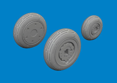 Eduard 6481151 1/48 MiG-21F Wheels Brassin for EDUARD