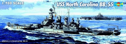 Trumpeter Scale Models 5734 1/700 USS North Carolina BB55 Battleship