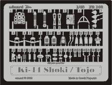 Eduard FE163 1/48 Ki-44 Tojofor Hasegawa Photo Etch Detail Set