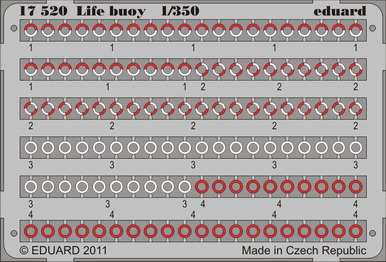 Eduard 17520 1/350 Life Buoy (Pre-Painted)