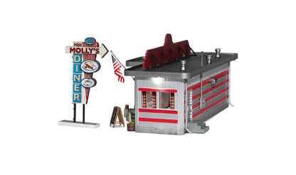 Woodland Scenics BR5870 O Scale Miss Molly's Diner