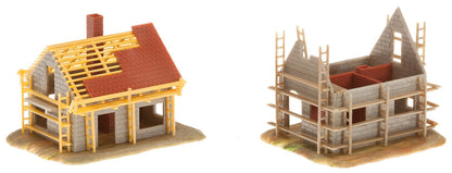 Faller 232223 N Scale 2 Houses Under Construction Kit