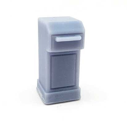 All Scale Miniatures 870997 HO Scale Postal Drop Boxes -- pkg(5)