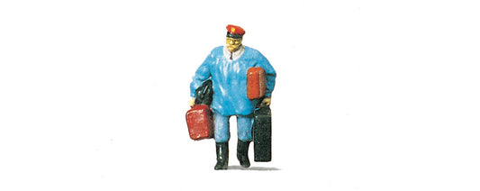 Preiser 28013 HO Scale Railway Porter Figure