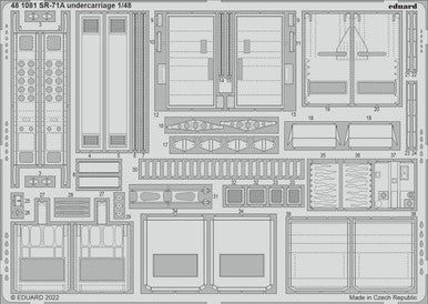 Eduard 481081 1/48 Undercarriage for Revell